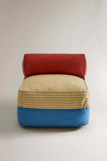 CHILDREN'S DETACHABLE COTTON FLOOR POUFFE - Multicoloured by Zara - Image 1