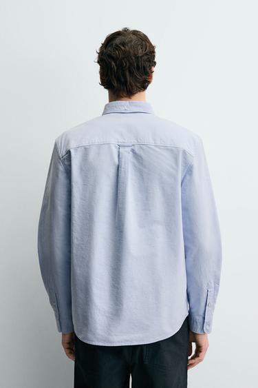 CHEMISE STRUCTURÉE OXFORD - 981 de Zara - Image 2