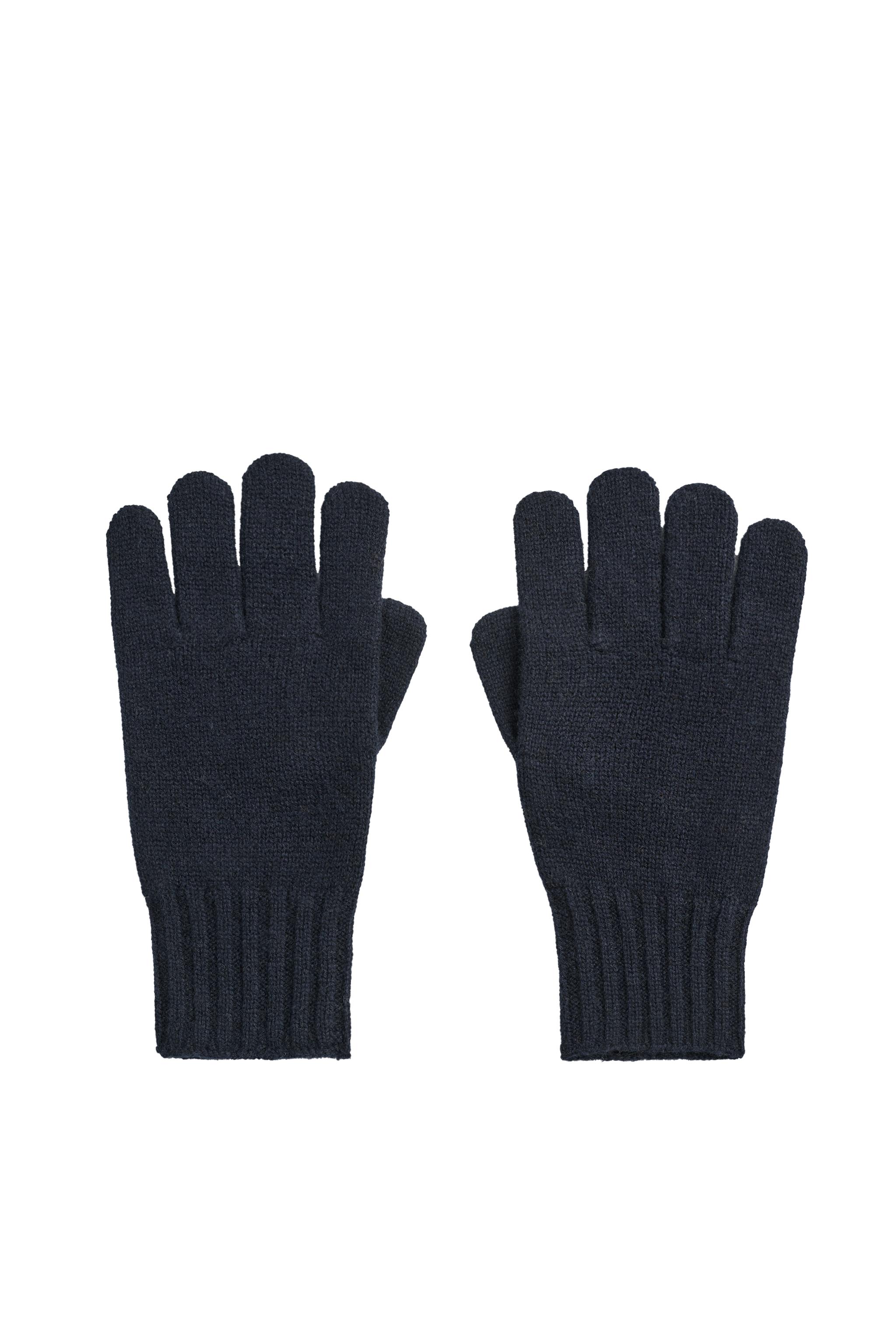 WOOL BLEND KNIT GLOVES - Dark navy | ZARA Canada