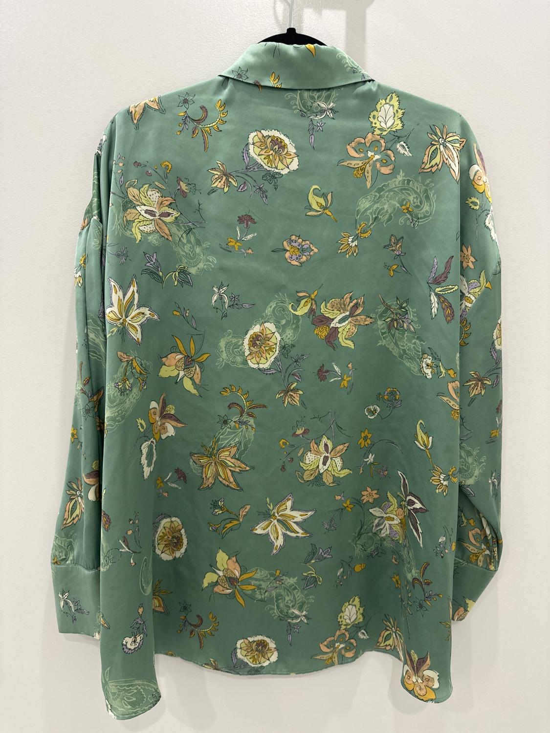 OVERSIZED FLORAL PRINT SHIRT - Image 3