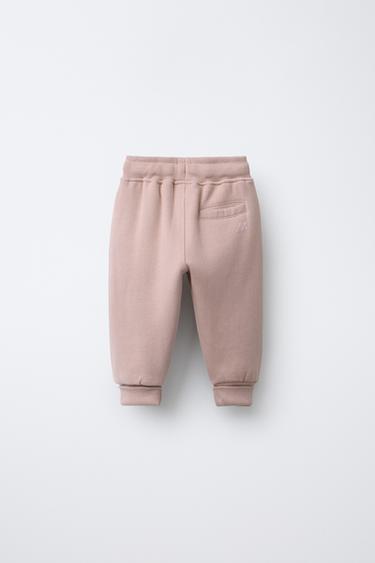 FLOCK LOGO JOGGERS - Light pink by Zara - Image 1