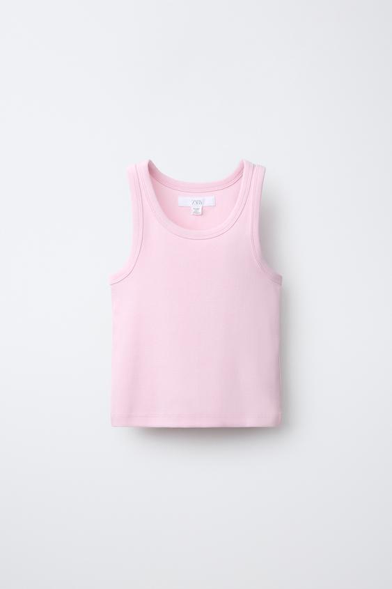 PLAYERA RIB NADADORA - Rosa de Zara - Imagen 0