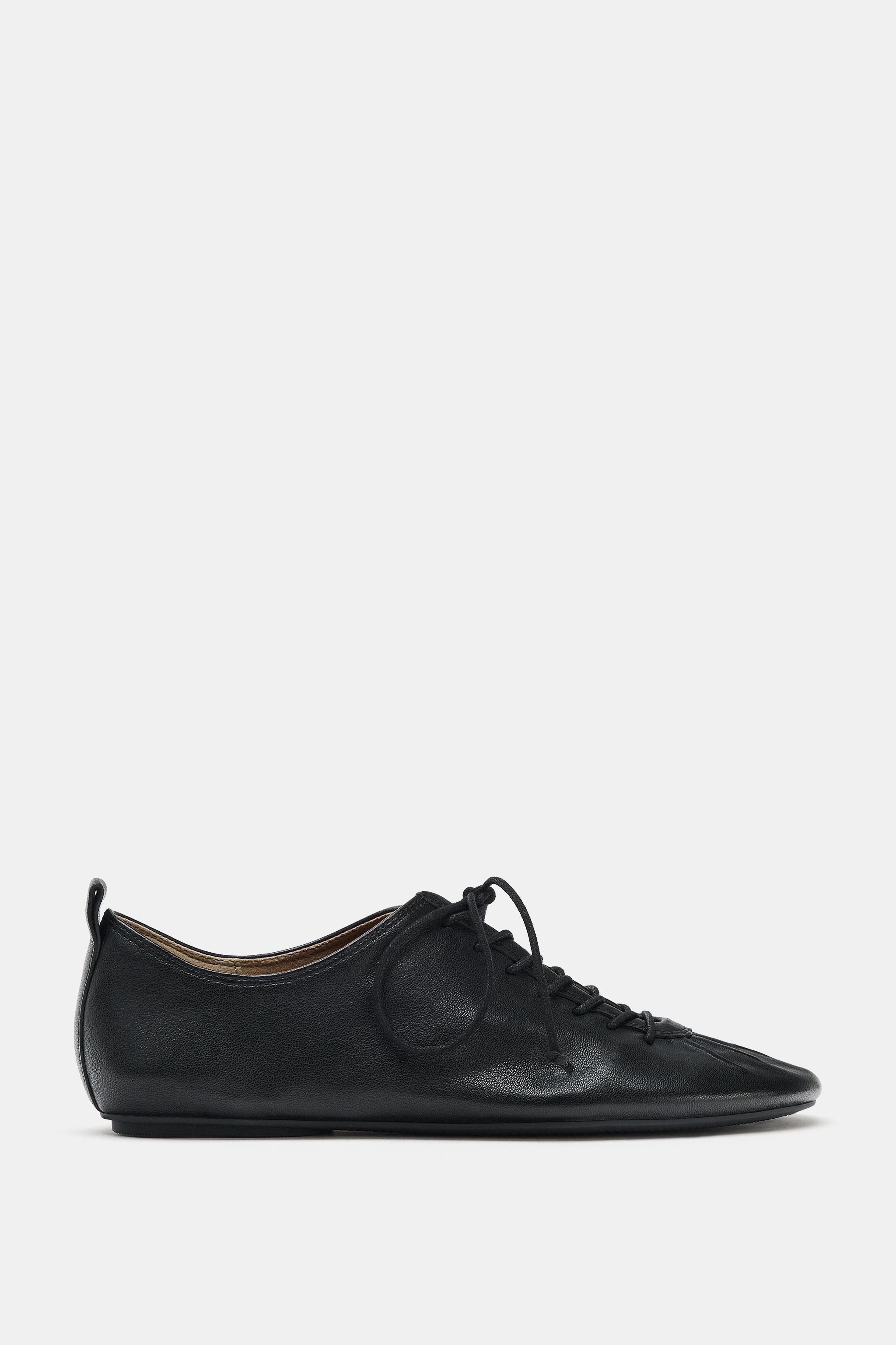 LEATHER BLUCHER SHOES