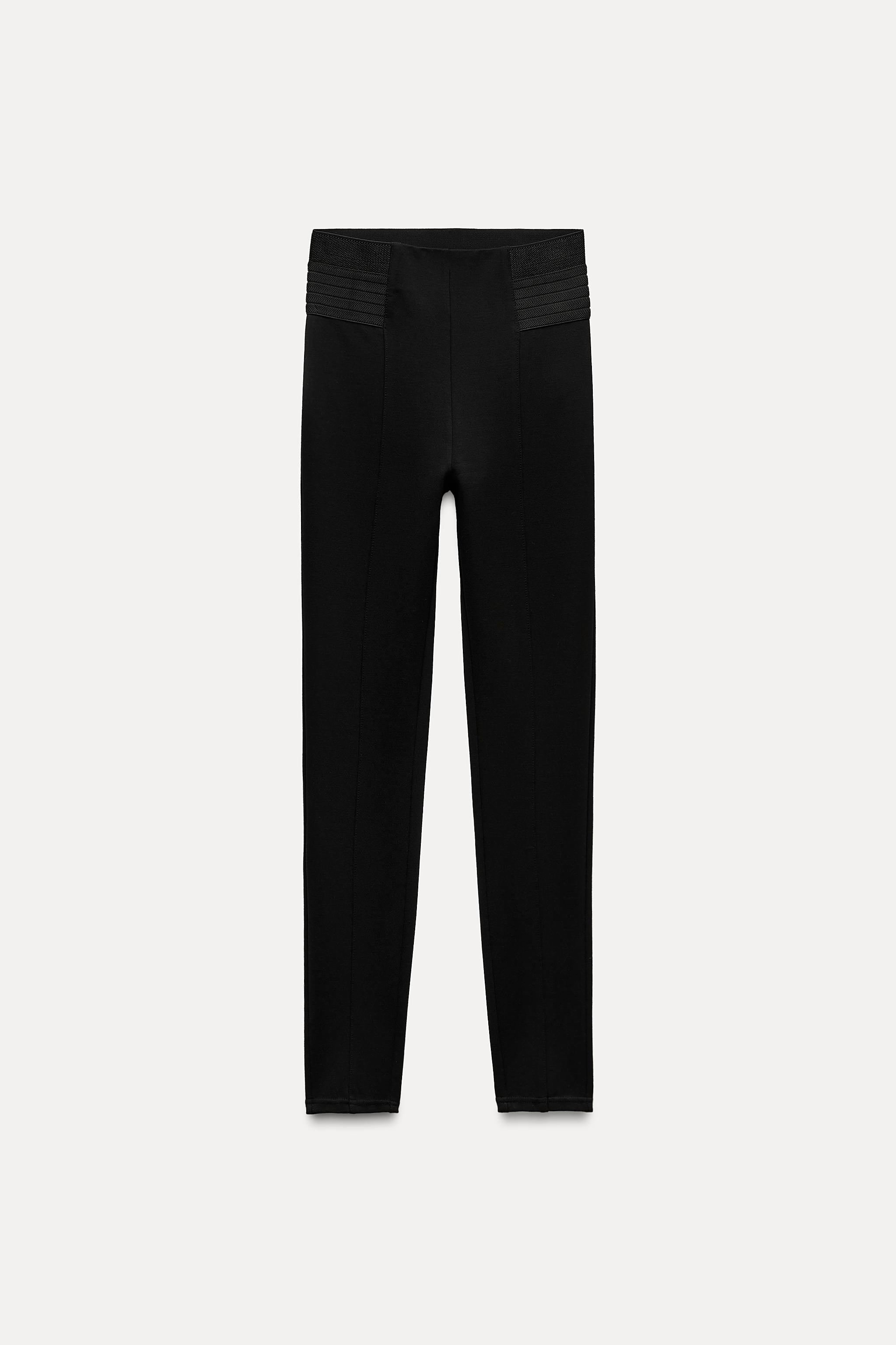 LEGGING ELASTIQUE SUR LES COTES Noir ZARA Canada