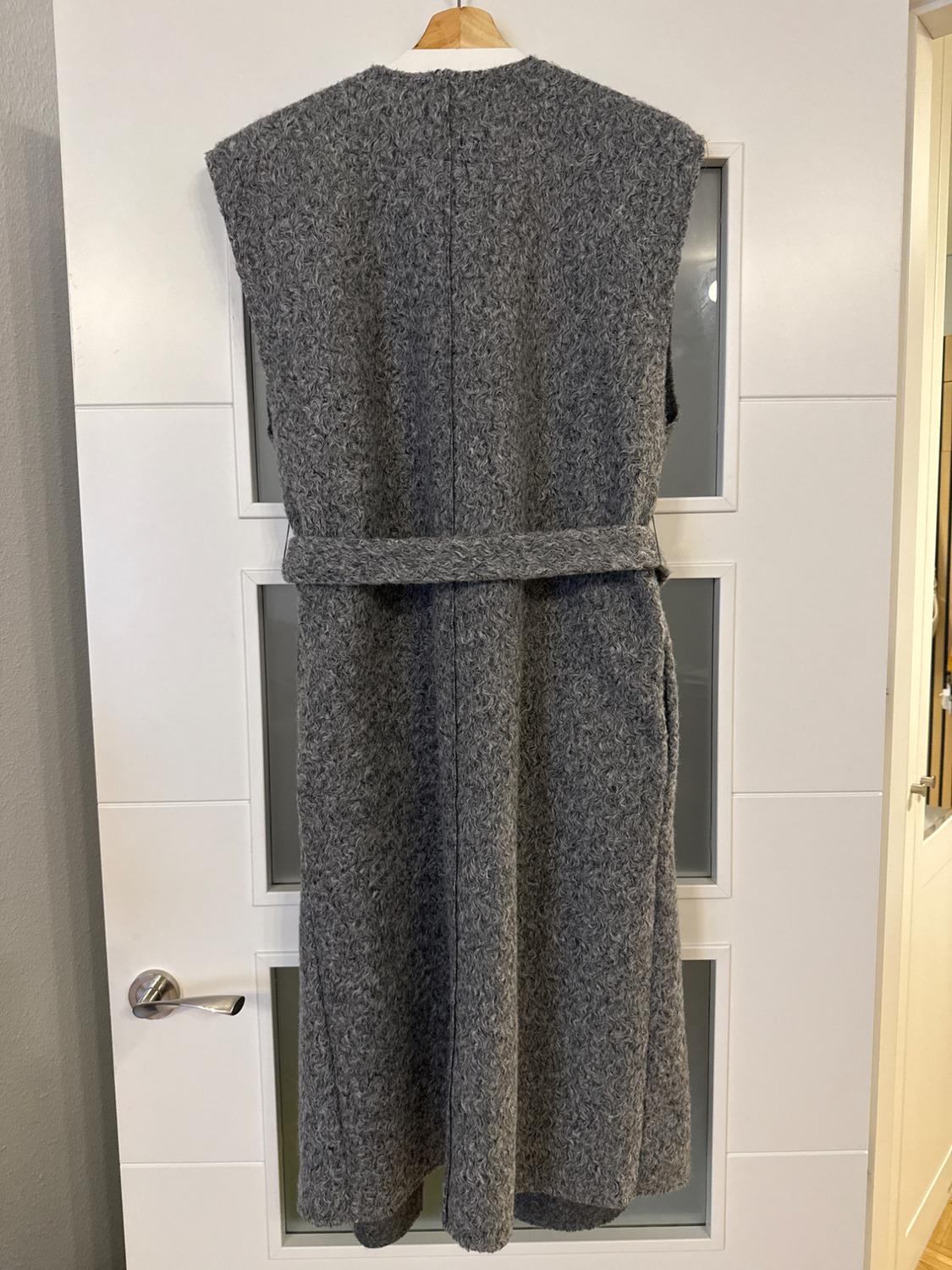 BOUCLÉ WAISTCOAT WITH BELT - Image 6