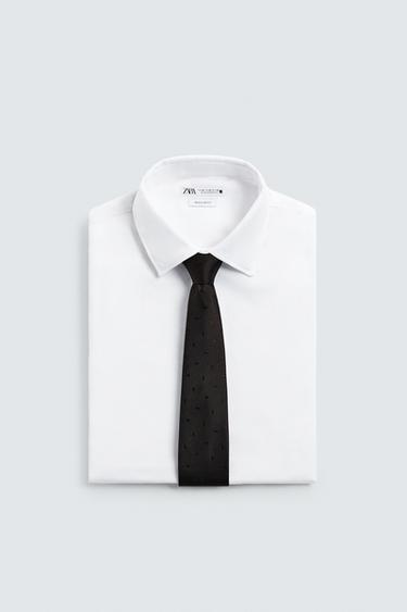 CRAVATE PAISLEY 100% SOIE - Marron de Zara - Image 3