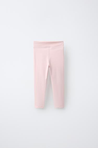TECHNICAL BALLET LEGGINGS — Pale pink 2
