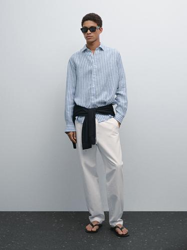 Zara Regular fit striped shirt - striped