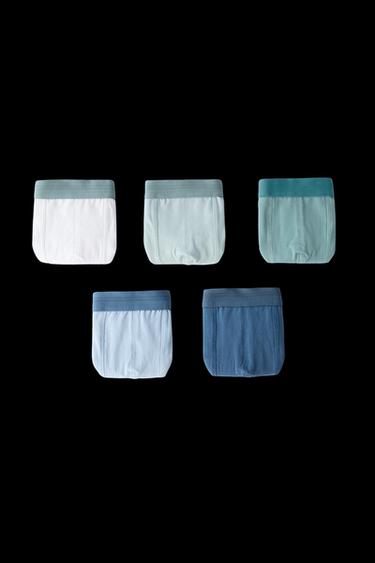 Zara 6-14 YEARS/ FIVE-PACK OF BASIC BOXERS - Multicolored - Image 0