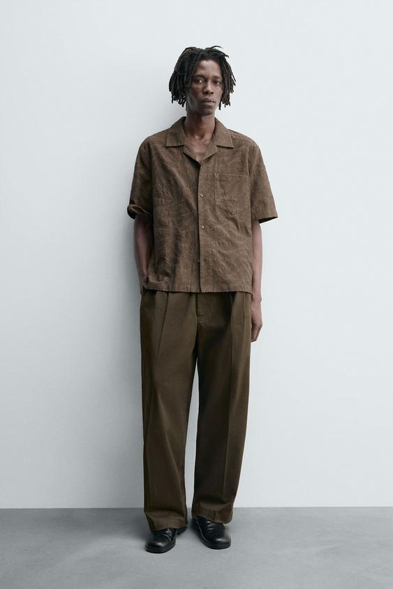 FLORAL JACQUARD SHIRT