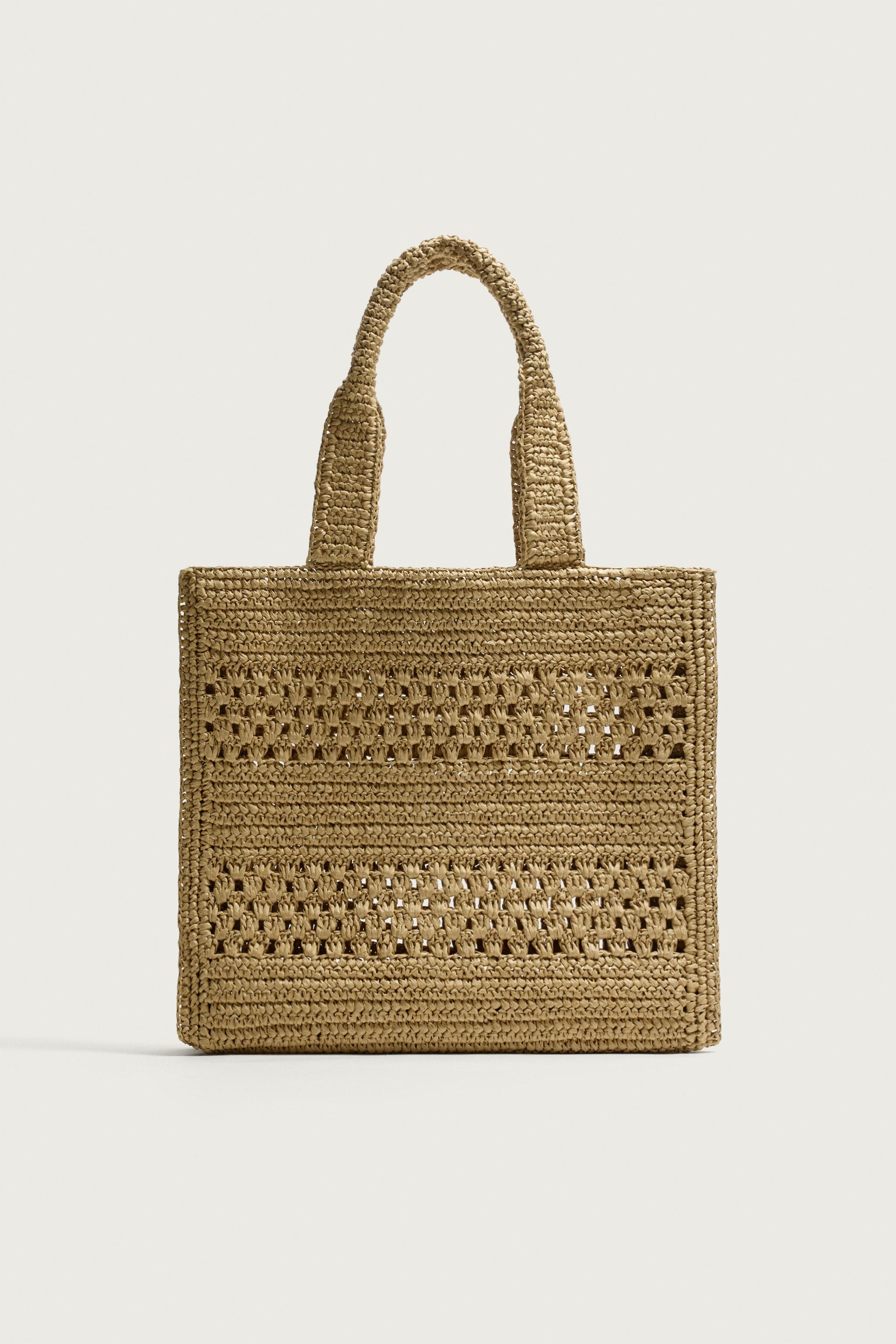 WOVEN SHOPPER BAG
