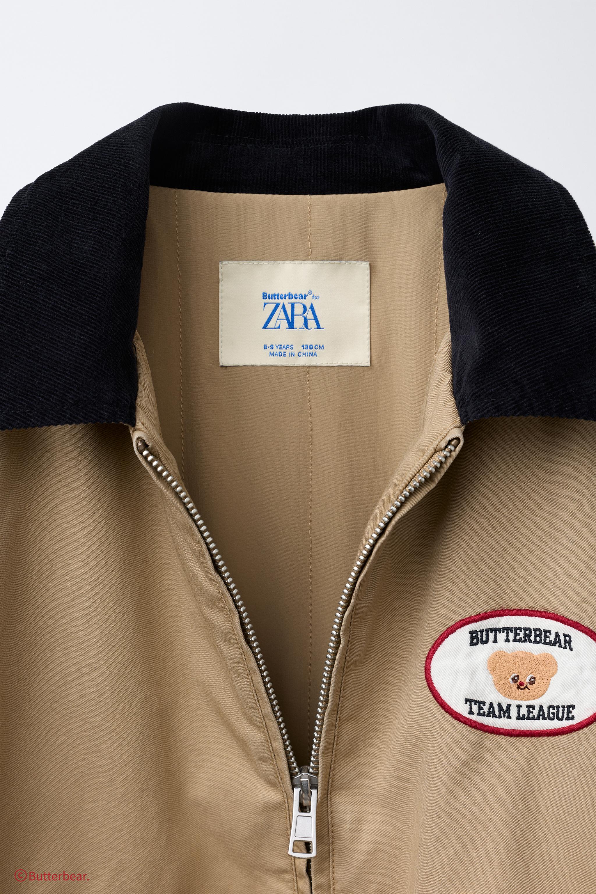 ブラウン ボンバージャケット コーデュロイ襟付き ブラウン ボンバージャケット コーデュロイ襟付き