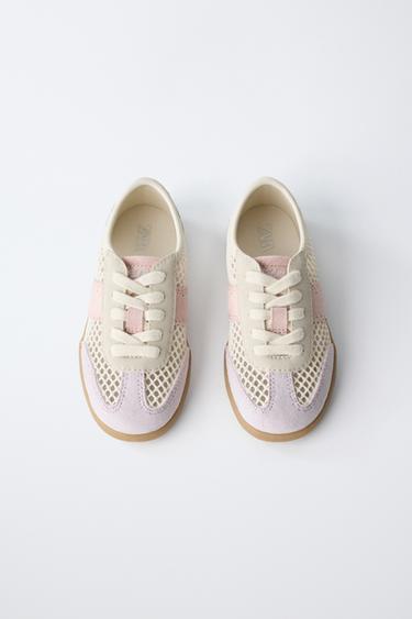 MESH SNEAKERS - White by Zara - Image 4
