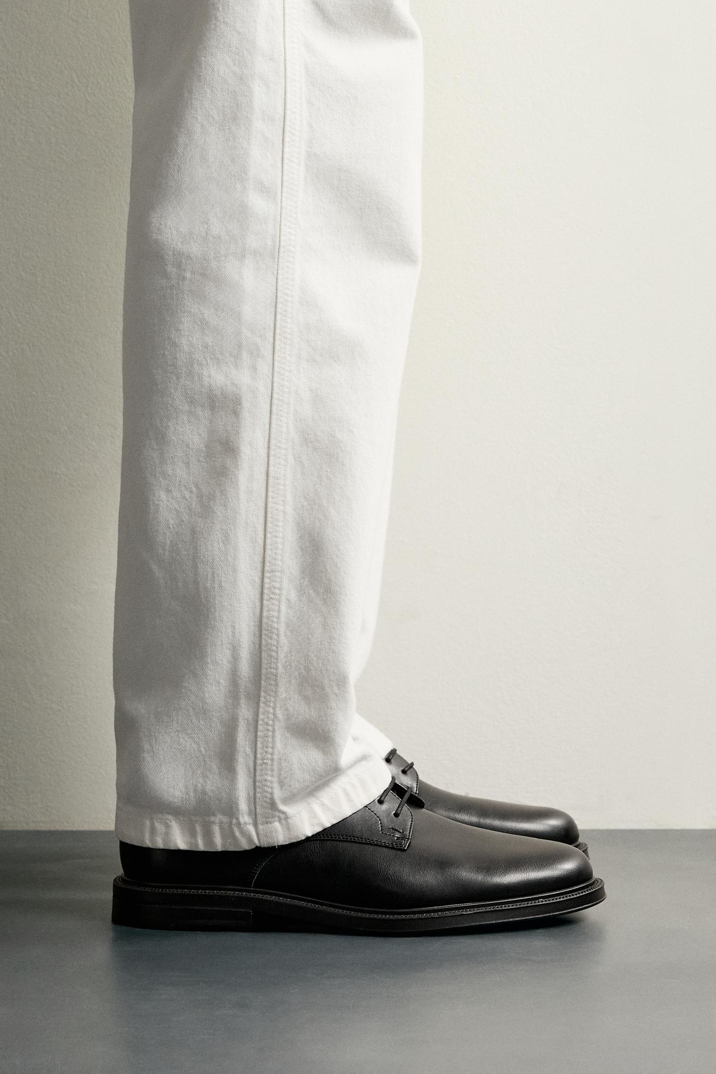 Мужские туфли Zara Dress Shoes, цвет: Чёрный