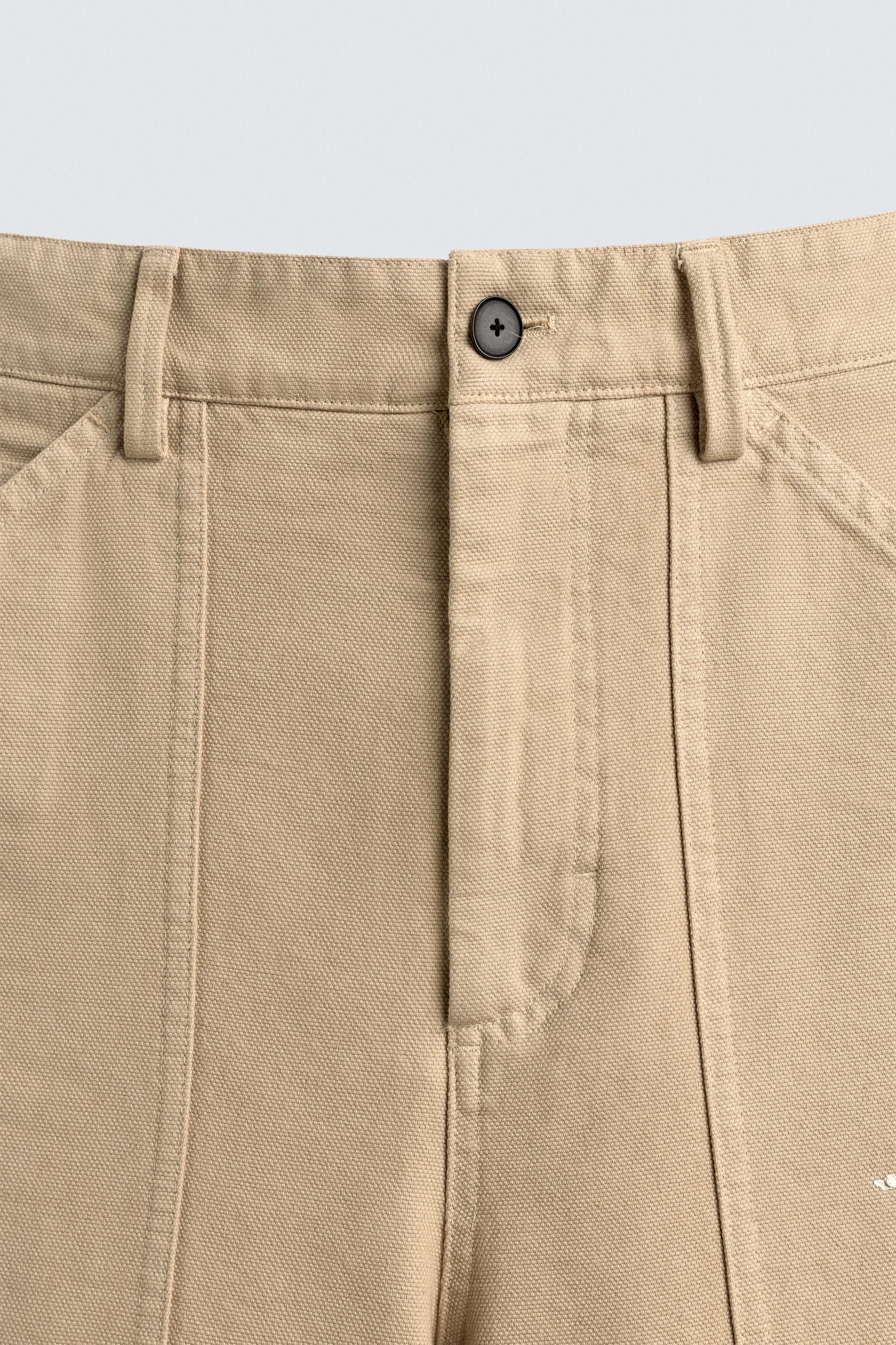 LIMITED EDITION PAINT SPLATTER PANTS - Sand | ZARA United States