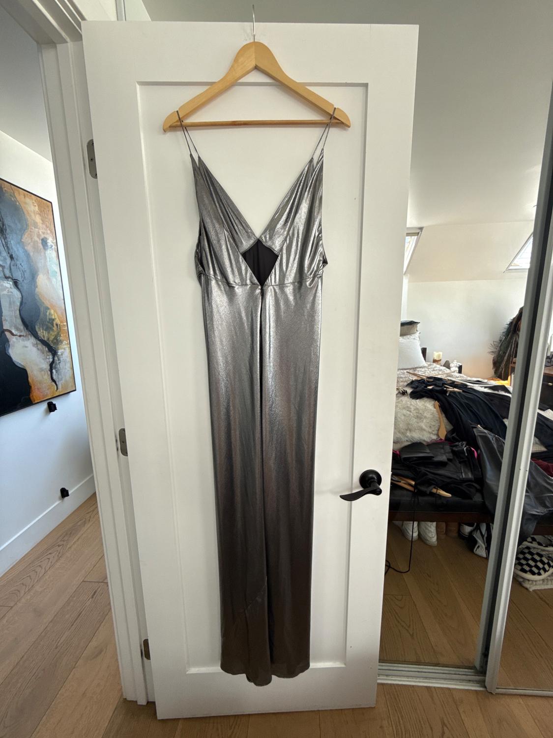 METALLIC DRESS WITH STRAPS - Image 3