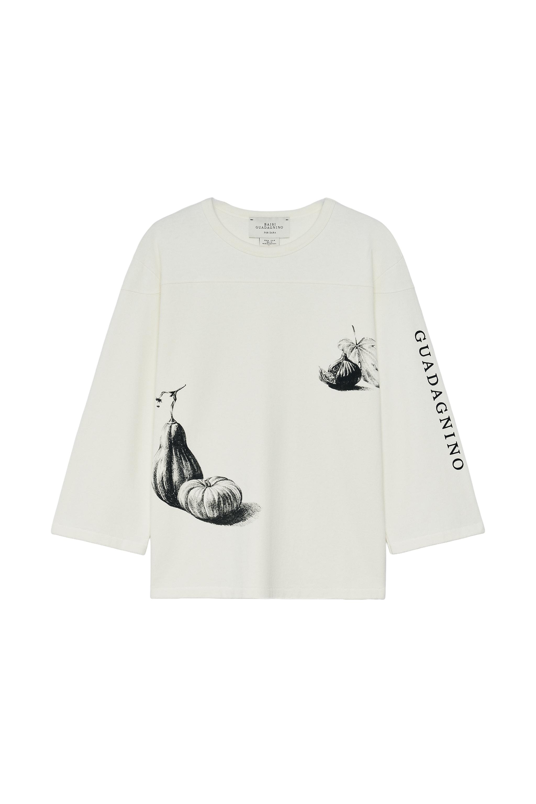 T-SHIRT REGULAR FIT IMPRIMÉS CONTRASTE