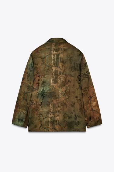 VESTE JACQUARD ZW COLLECTION - Multicolore de Zara - Image 5