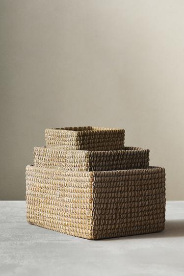 CONTRAST RECTANGULAR BASKET - Multicoloured by Zara - Image 5