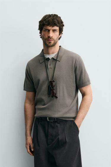 بولو محاك مضلع - صخري الخاص بـ Zara