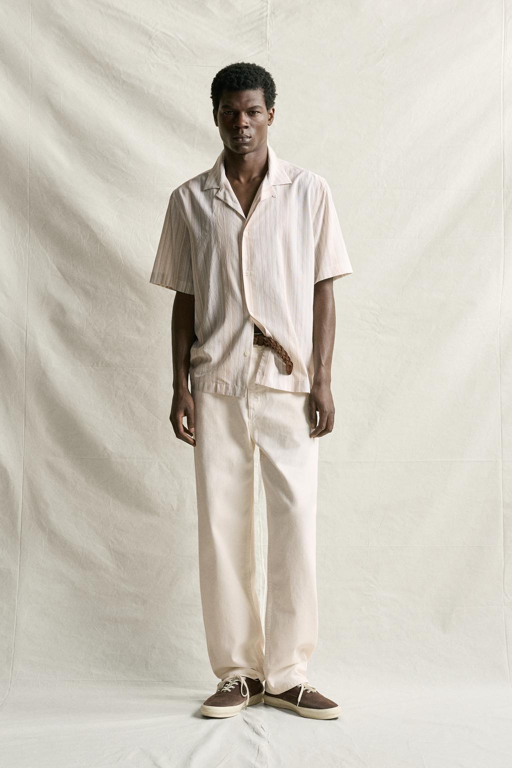 Zara Regular fit zolaqlı köynək