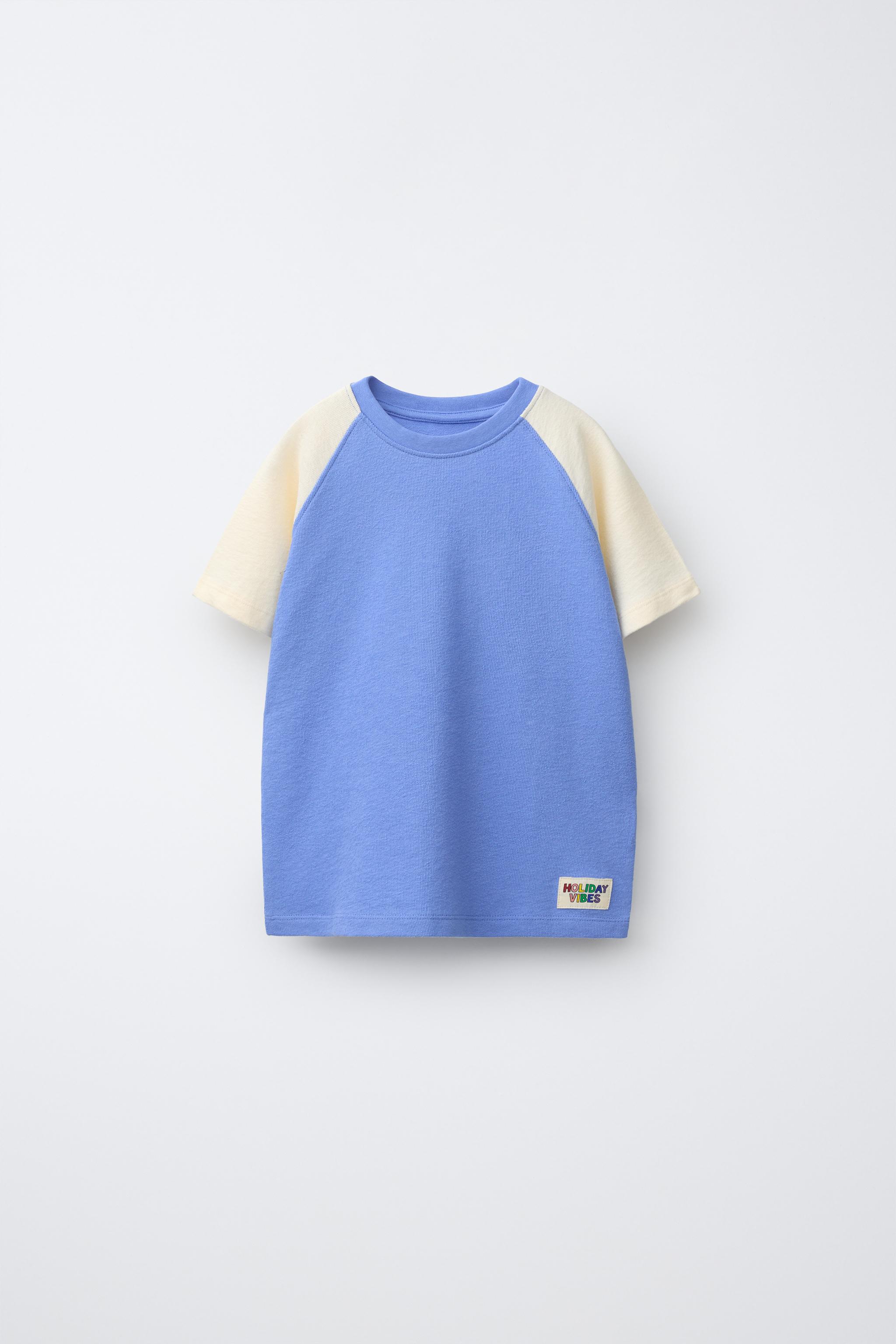 1 1/2-6歳/ラベルテクスチャーパジャマ - ブルー | ZARA Japan / 日本