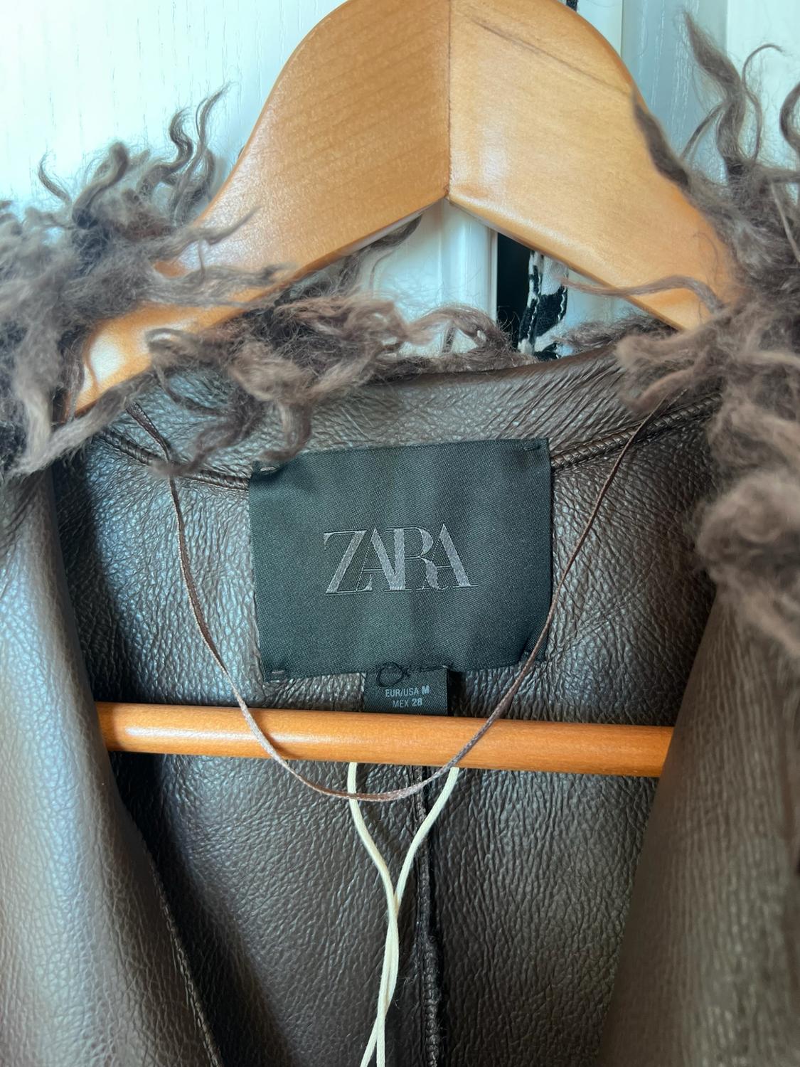 FAUX FUR COAT ZW COLLECTION - Image 2