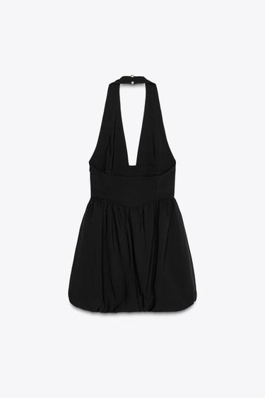 BALLOON MINI DRESS - Black by Zara - Image 5
