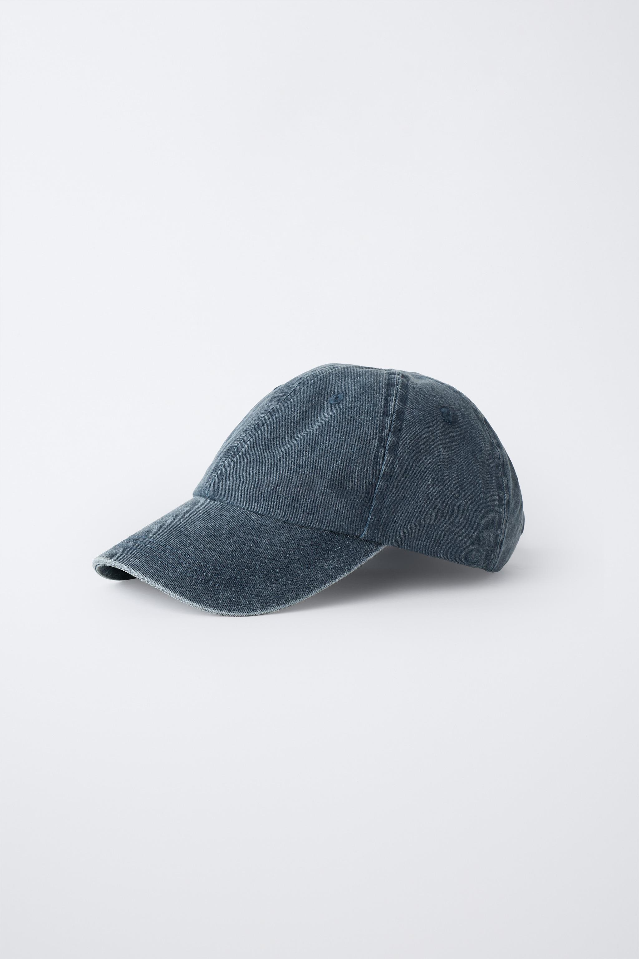 WASHED EFFECT CAP — Blue (alternate view)
