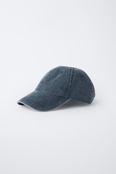 CASQUETTE EFFET DÉLAVÉ - Bleu de Zara - Image 1