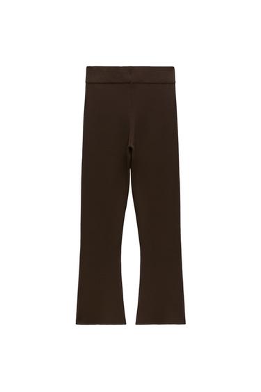 MINI FLARED KNIT PANTS