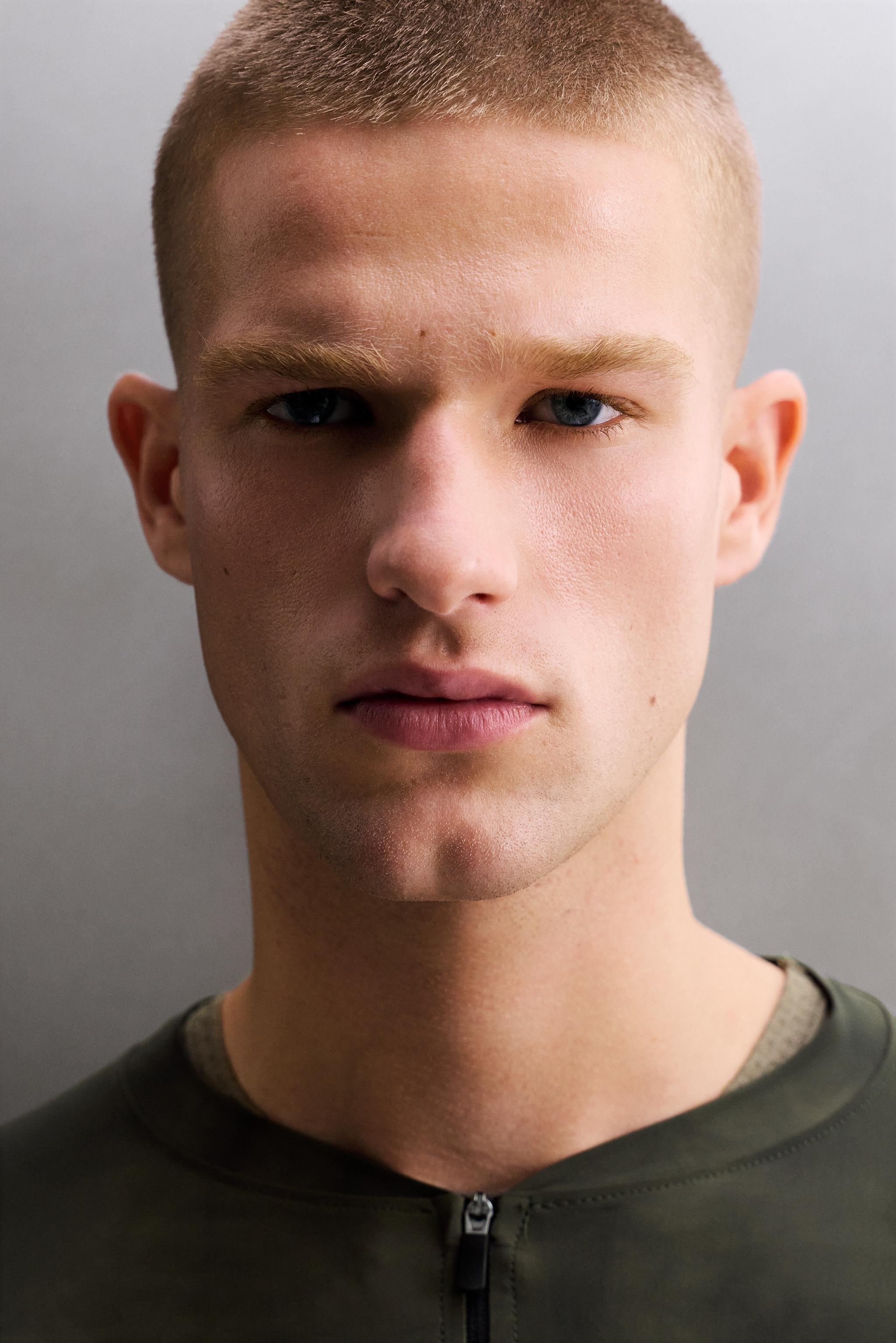 Мужские топы Zara SHORT SLEEVE GRAVEL JERSEY — фото 6