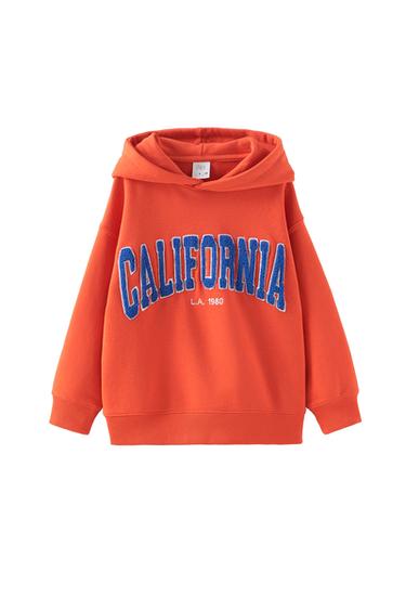 EMBOSSED “CALIFORNIA” SWEATSHIRT