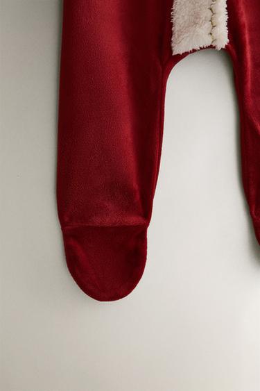 DÉGUISEMENT BÉBÉ GRENOUILLÈRE PÈRE NOËL NOËL - Rouge de Zara - Image 3