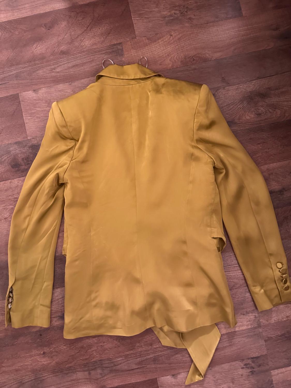 TIED SATIN EFFECT BLAZER - Image 3