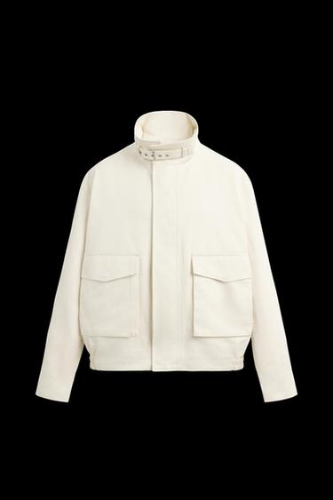 COTTON JACKET - LIMITED EDITION - Oyster-white by Zara - Image 0