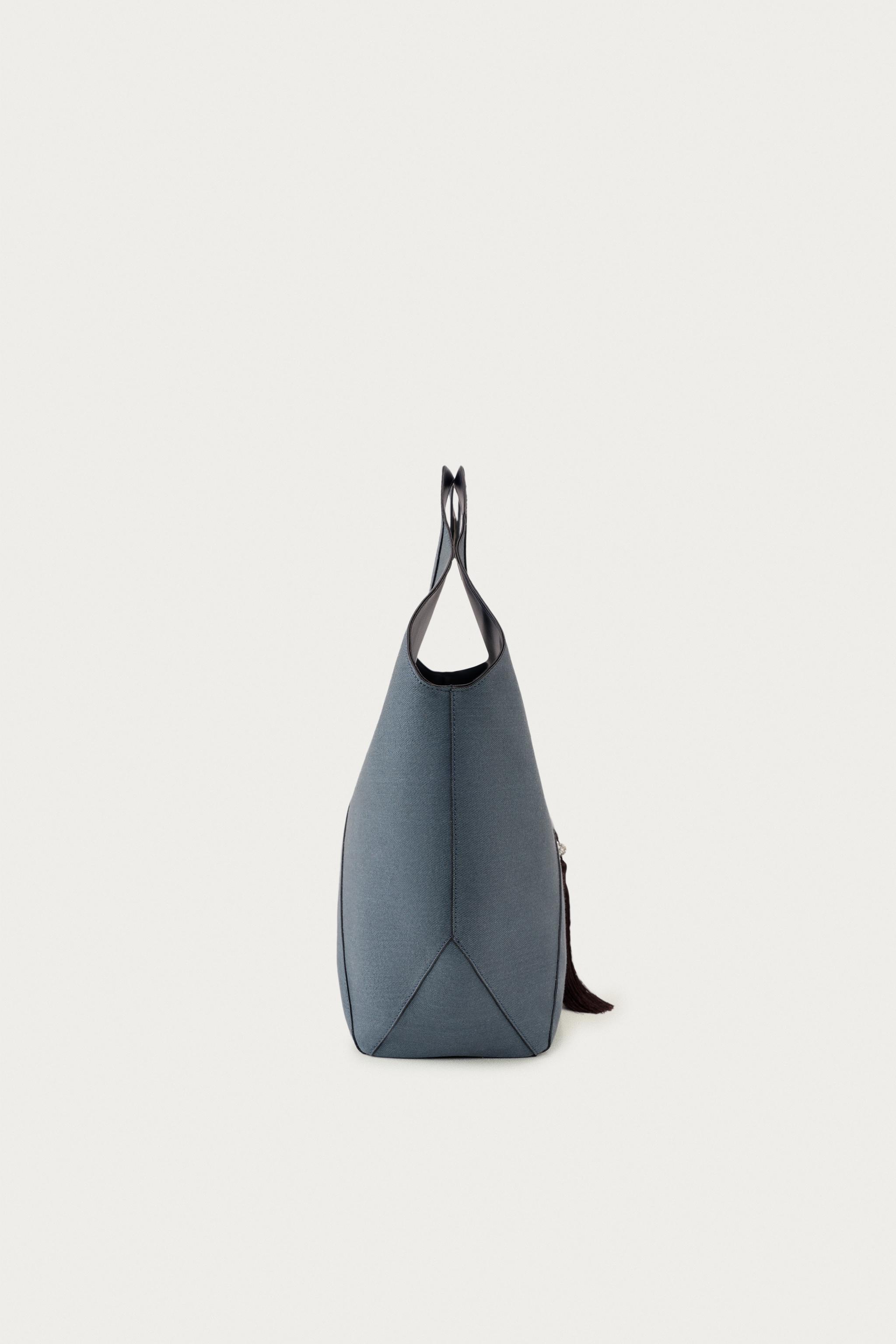 MARISA BERENSON X ZARA MAKSİ TOTE ÇANTA - Görsel 4