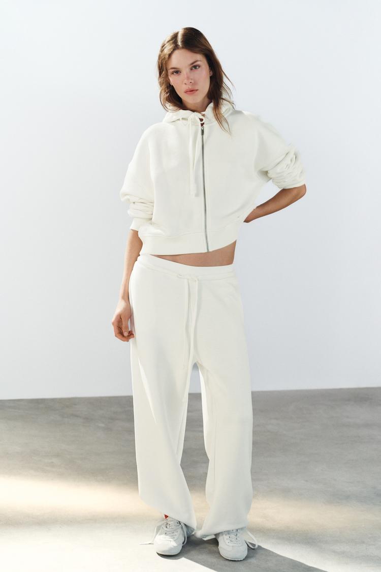 DRAWSTRING PLUSH TROUSERS