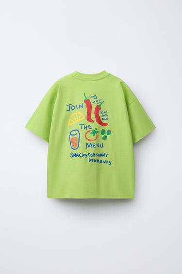 CAMISETA ESTAMPADA - Lima de Zara