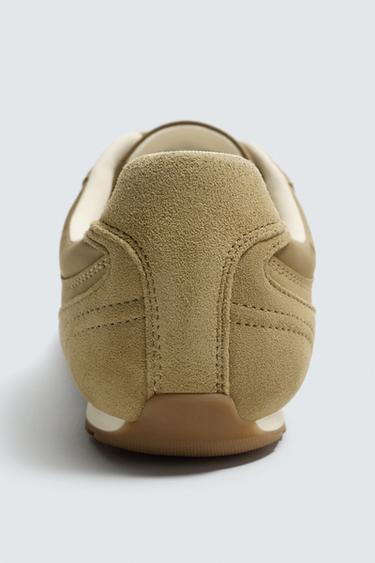 BASKET STYLE RÉTRO - Marron sable de Zara - Image 5