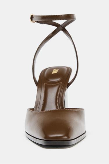 BLOCK HEEL SHOES - Brown by Zara - Image 3