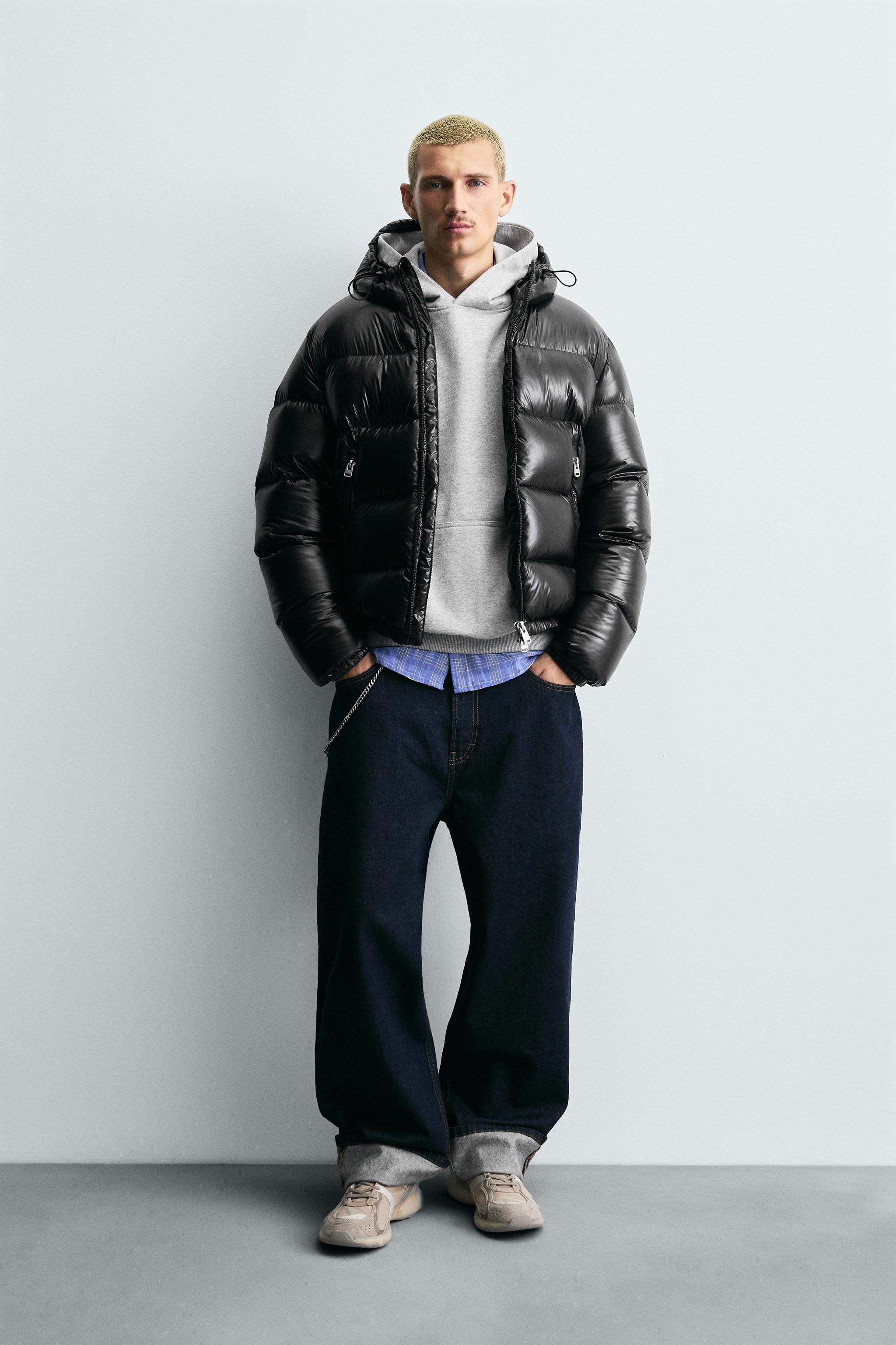 フード付きコート | メンズ | ZARA 日本