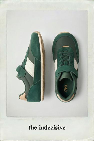 СПОРТИВНЫЕ КРОССОВКИ BAREFOOT — Зеленый от Zara