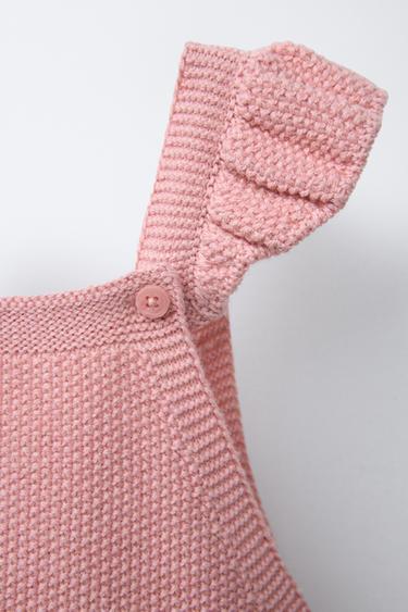 KNIT DUNGAREES - Pink by Zara - Image 2