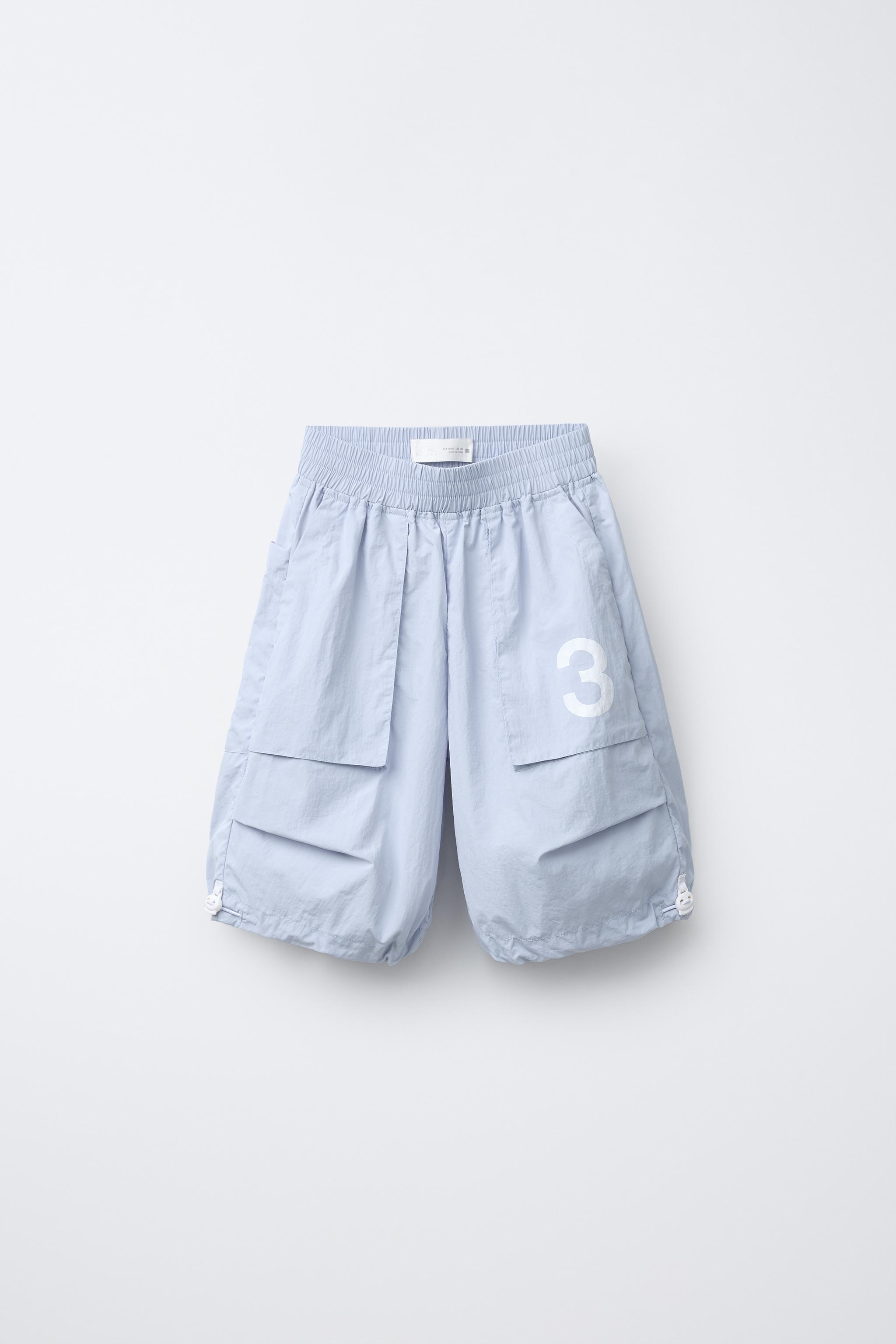 【ZARA】スエード風バミューダパンツ 4344/154/533 ZARA】スエード風バミューダパンツ 4344/154/533 (ZARA/パンツ