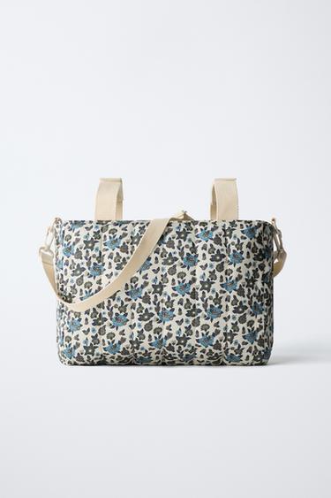FLORAL PRAM BAG - Blue by Zara - Image 4