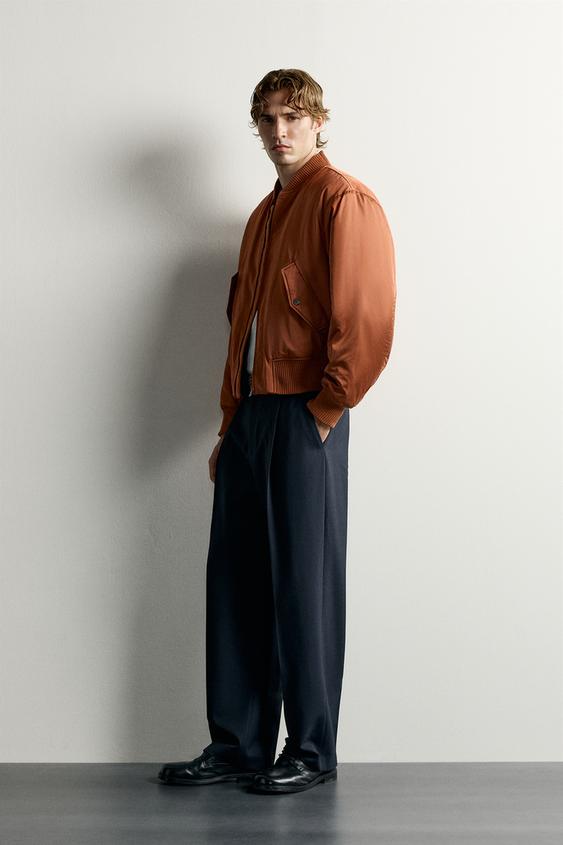 BLOUSON BOMBER MATELASSÉ - Orange de Zara - Image 3