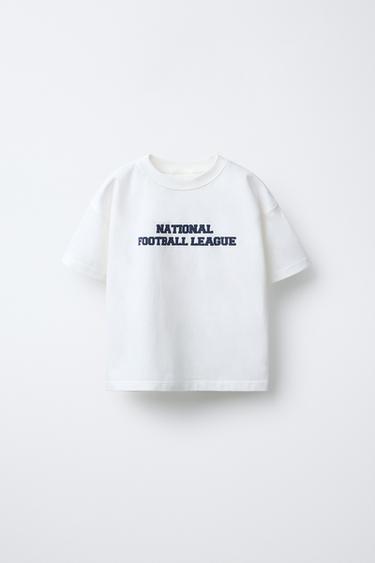Zara RAISED © NFL T-SHIRT - White - Image 0