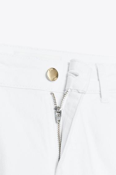 JEAN Z1975 CULOTTE TAILLE HAUTE CEINTURE - Blanc de Zara - Image 9