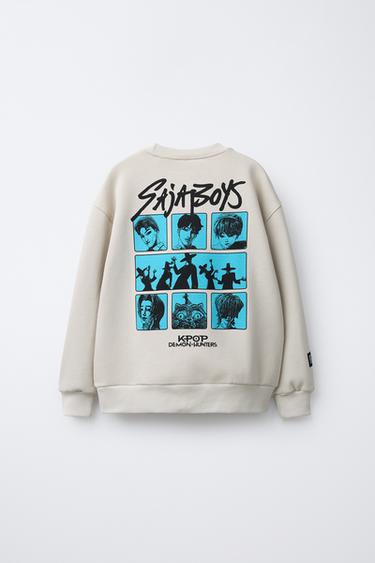 KPOP DEMON HUNTERS™ NETFLIX © SWEATSHIRT - Ecru by Zara